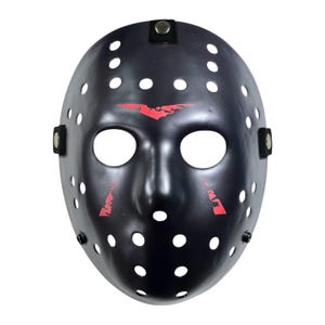 Hockey Mask jason Remake black matte,   Exclusive Handmade Horror Collectible halloween replica.