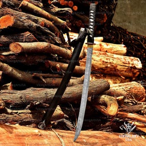 Collectible Handmade Katana, Fantasy Cosplay Steel Sword, Best Gift For Boyfriend, Elegant Historical Gift, Best Gift For Halloween