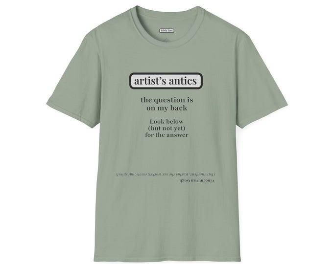 Trivia Tees - Artist's Antics - Vincent van Gogh