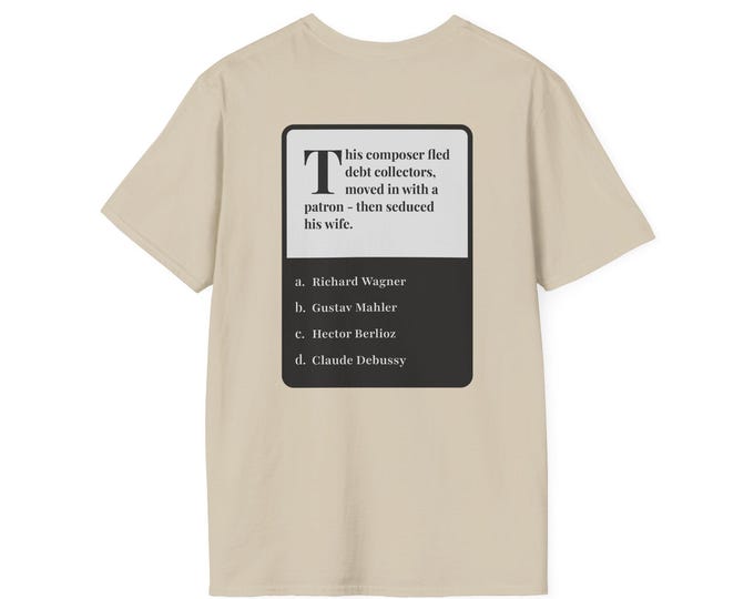 Trivia Tees - Composer Q's - Richard Wagner