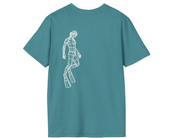 Freediver Graphic Tee | Wireframe Deep Dive Shirt