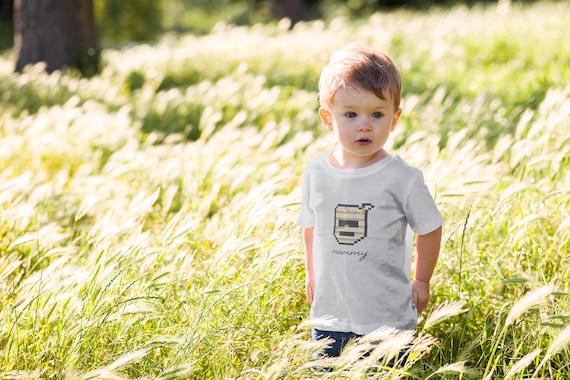 Pixel mummy Toddler T-shirt - Cute, Spooky, Playful Halloween Tee, Kids Tee, Children's Shirt, Halloween Costume, Trick or Treat Outfit,