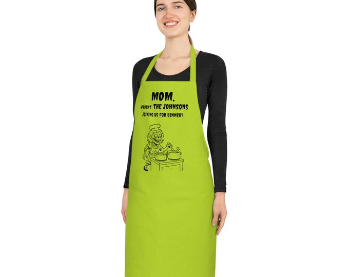 Personalized Funny Halloween Chef Apron: Custom Kitchen Costume Accessory for Cooking Enthusiasts