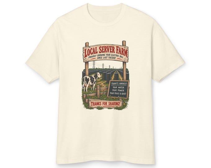 Local Server Farm Shirt | Funny Data Center Tee, Sarcastic Electric Bill Farm T-Shirt