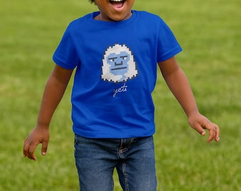 8bit Pixel Yeti Toddler T-Shirt