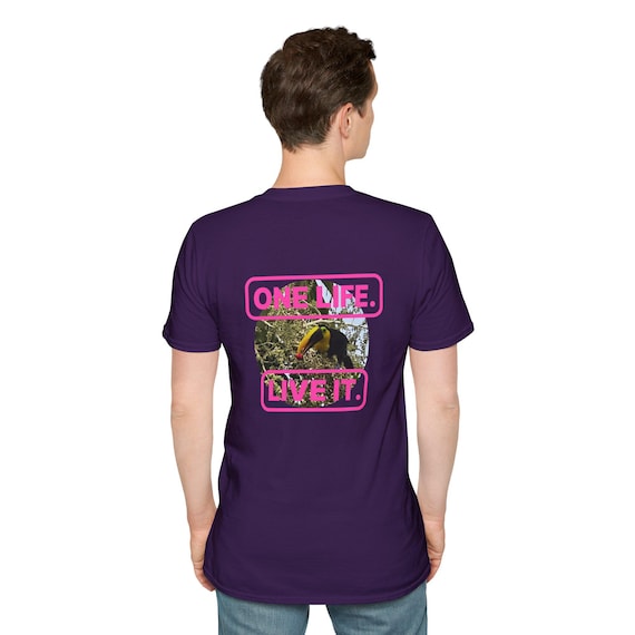 Graphic Tee T-Shirt, Inspirational Animal Print Shirt, Tropical Bird Lover Gift, Motivational Toucan Top, Fun Quote Unisex Tee, Adventure
