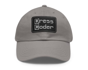 Stylish Dad Hat with Leather Patch for Programmers | Casual Wear, Gift for Dads, Computer Science Enthusiasts, Coding Events, [...]