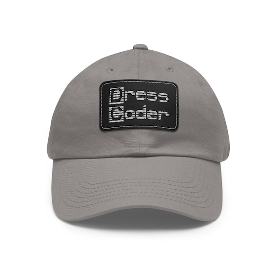 Stylish Dad Hat with Leather Patch for Programmers | Casual Wear, Gift for Dads, Computer Science Enthusiasts, Coding Events, [...]