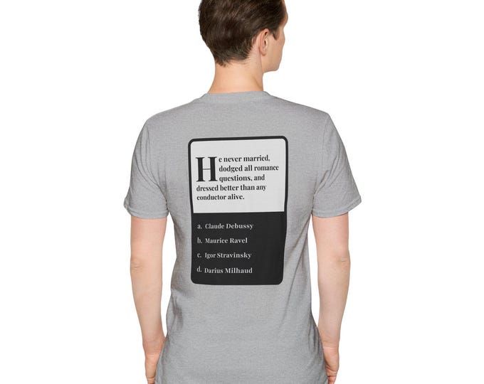 Trivia Tees - Composer Q's - Maurice Ravel