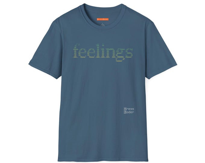 DressCoder 'Feelings' colorful Design Unisex Softstyle T-Shirt, Programmer Humor ASCII Tee, HTTP Status Shirt for Tech Geeks, Sysadmin Gift