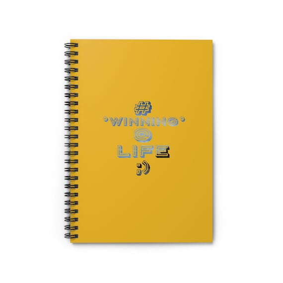 Empowering Spiral Notebook - 'Winning Life' Design, Motivation Journal, Gift for Students, Goal Tracker, School Supplies, Inspiration [...]