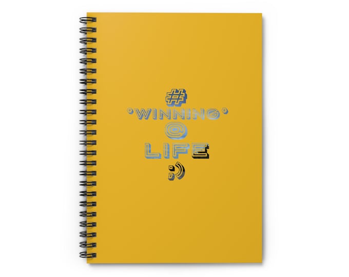 Empowering Spiral Notebook - 'Winning Life' Design, Motivation Journal, Gift for Students, Goal Tracker, School Supplies, Inspiration [...]