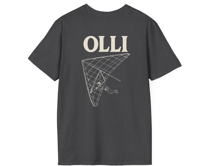 Motivational Hangglider T-Shirt, One Life Live It Tee, Live Life to the Fullest Shirt, Unisex Inspirational Softstyle Top, Adventure Graphic