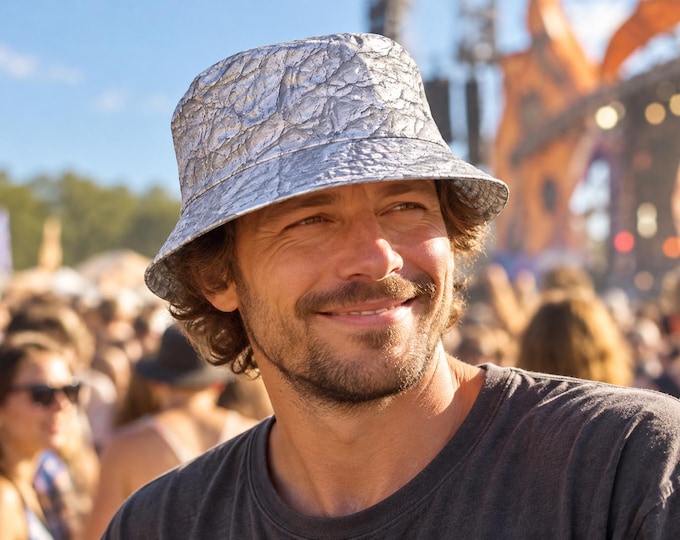 Tinfoil Bucket Hat | Funny Conspiracy Theorist Gift, Reversible Tin Foil Hat