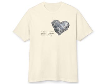 Tinfoil Heart Protector Tee | Funny Valentine Tinfoil Hat Twist