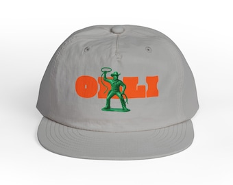 Green Plastic Cowboy Olli Cap