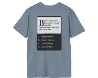 Trivia Tees - Scientist Facts - Charles Darwin
