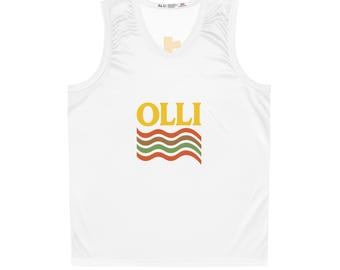 Vintage 'One Life Live It' Basketball Jersey, Retro 70s Style