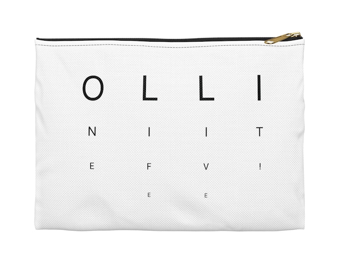 Travel Pouch, Adventure Accessory Bag, Wanderlust Makeup Case, One Life Live It Organizer, Minimalist Carryall Pouch