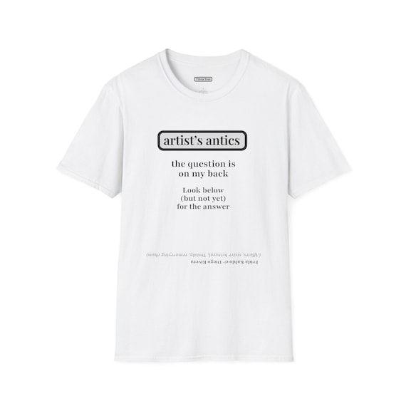 Frida Kahlo & Diego Rivera Trivia T-Shirt: Famous Painters Riddle for Art Lovers and History Buffs
