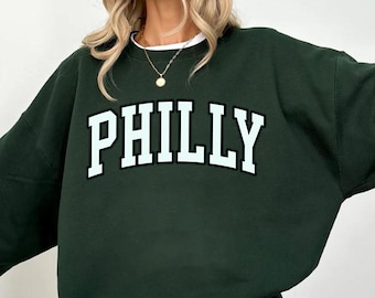 Koszulka Philly Eagle, bluza z nadrukiem Philadelphia Football, niedziele są dla ptaków, bluza z okrągłym dekoltem, bluza z nadrukiem Eagle, uniwersytecka koszulka futbolowa Bird Gang