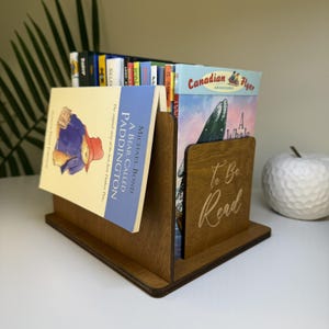 Book Lover Gift, Unique Gift for Readers, Gift for Readers, TBR Book Holder, Handmade Book Holder, Book Caddy, Relaxing Book Nightstand