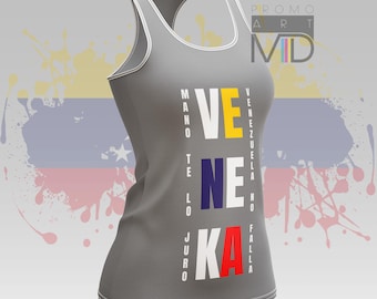 Venezuela Pride Tank Top – Veneka Design (PNG Digital Print)