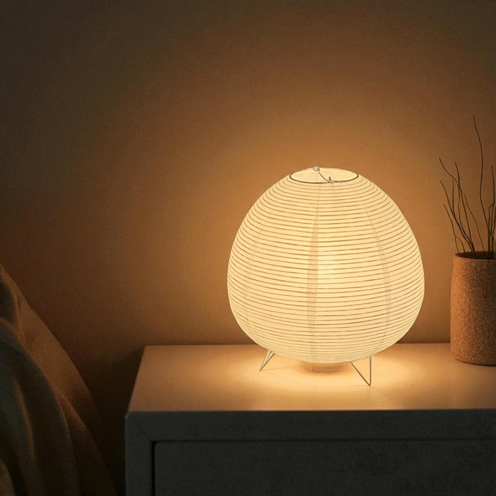 和紙ランプシェード葉模様 washi paper 和紙ランプシェード葉模様 washi paper 和紙のランプシェード: 手作り