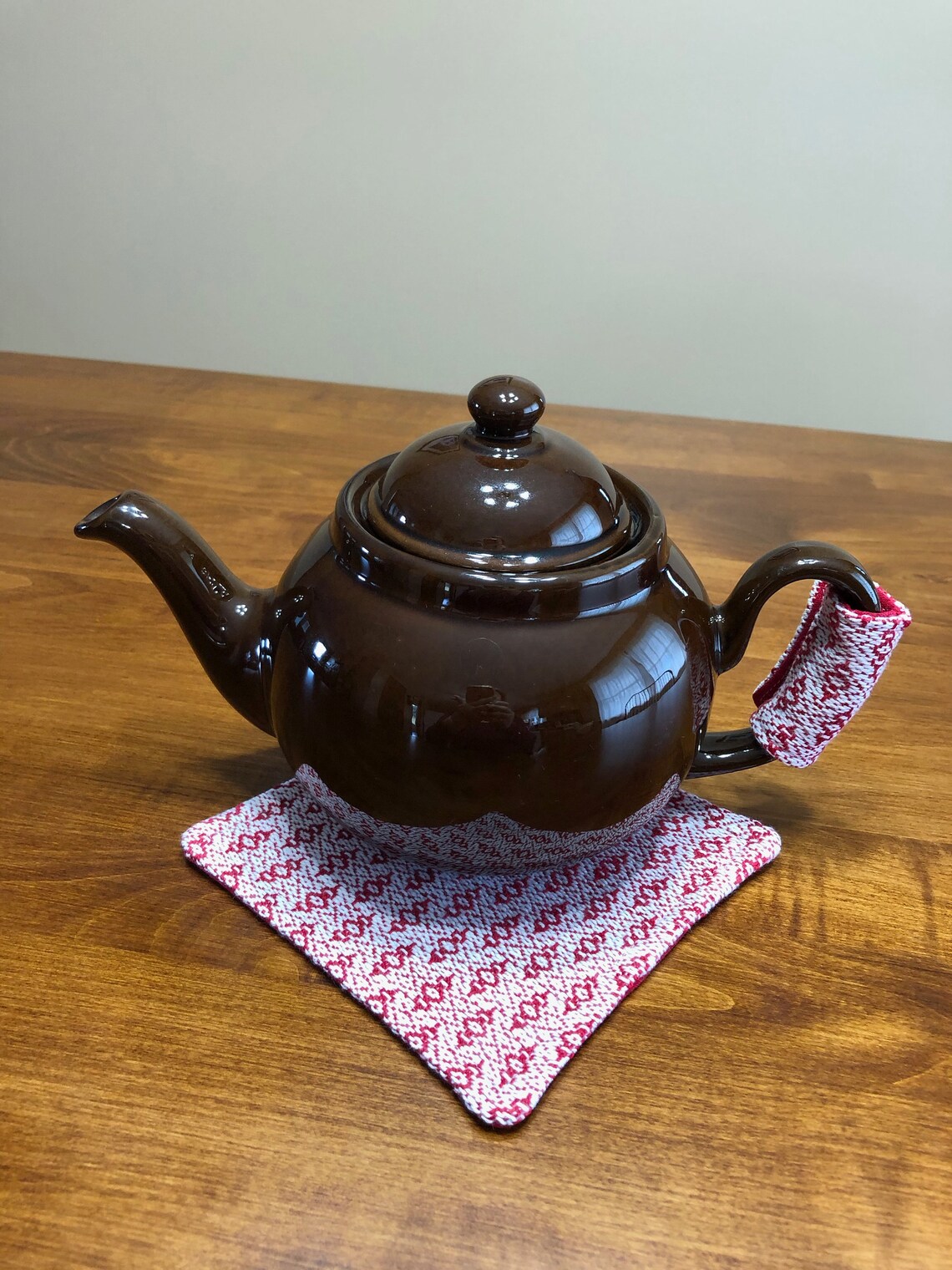 Tea Pot Handle Cover And Trivit Handwoven Tea Cozy Hand Made Etsy