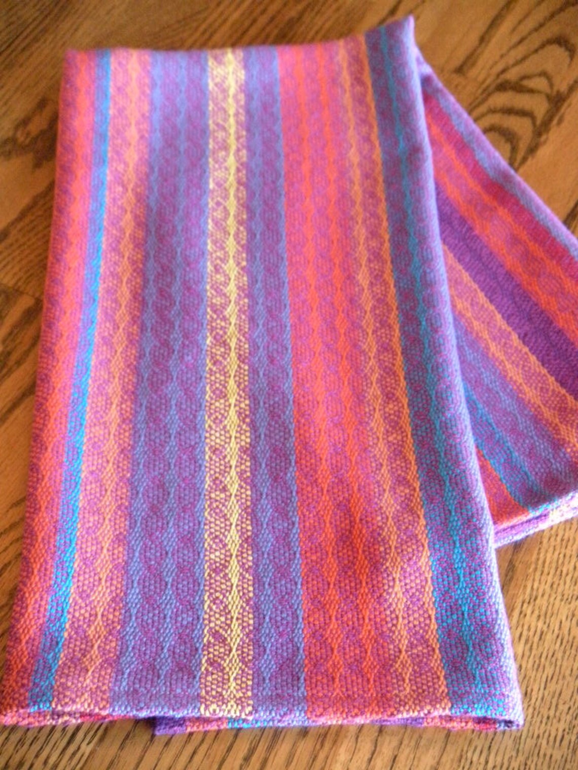 Tea Towel Handwoven Woven Dish Towel Hand Woven Kitchen Etsy