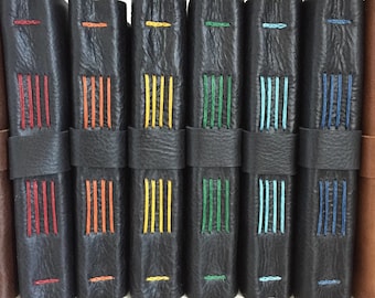 Gefüttertes schwarzes Leder Journal personalisiert, Custom Mens Journal, personalisierte Geschenke für Freund, Leder für Männer, Ledergeschenke für ihn
