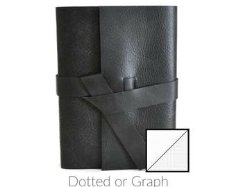 personalized leather journal with graph paper unique christmas gifts personalized graph paper