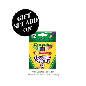 Add On Item - Mini Crayola Colored Pencils, Set of 12 Assorted Colors