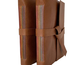 Rainbow Journal Notebook, Gift For Artists Sketchbook, Rainbow Sketchbook, Discreet Pride Subtle Pride Leather Bound Journal Dream Journal