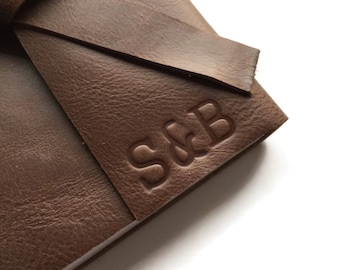 Custom Personalized Leather Journal, Genuine Leather Journal Lined Notebook or Diary, Leather Bound Journal for Men, Women, or Writers