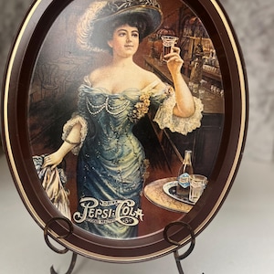 Vintage Pepsi Cola Serving Tray/Pepsi Cola Advertising Tray Made in USA/Serving Tray