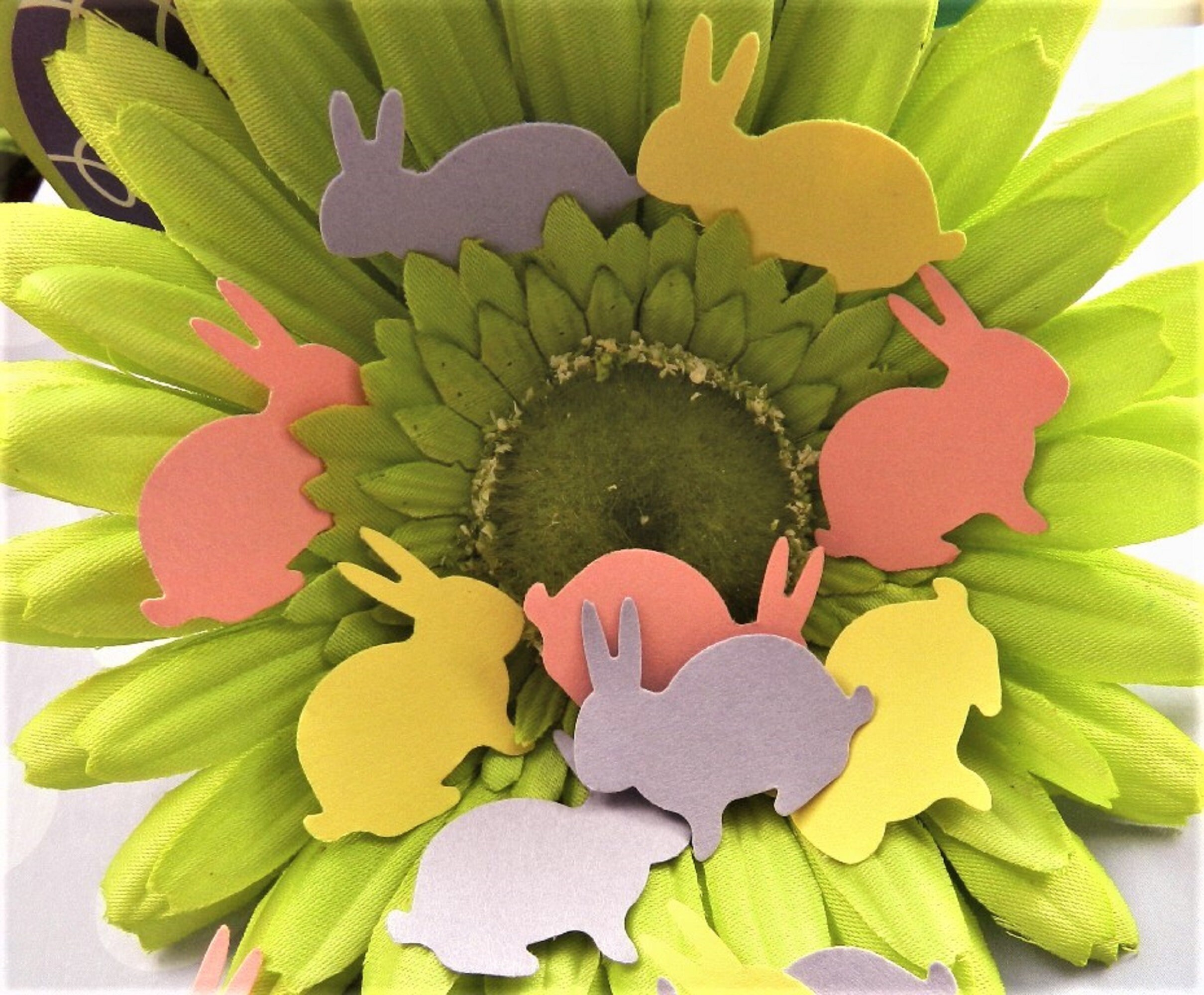 105 Pastel Bunny Rabbits in Pink Yellow Lilac Baby Showers - Etsy