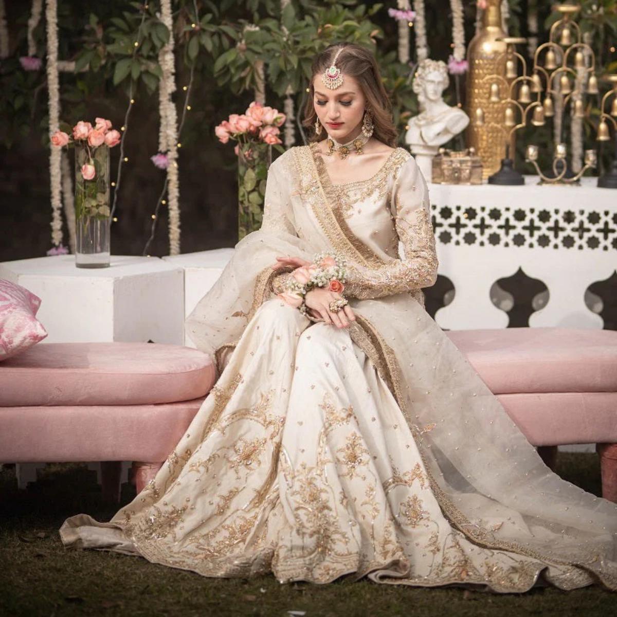 Off White and Gold Pakistani Bridal Dresses - Etsy New Zealand Off White and Gold Pakistani Bridal Dresses - Etsy New Zealand