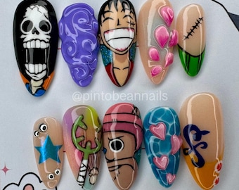 Gel à presser sur les ongles, faux ongles - une pièce