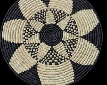 Extra Large Patterned Woven Wall Plate