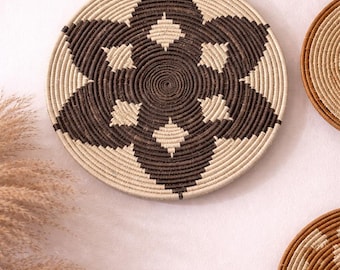 Large Patterned Woven Wall Plate