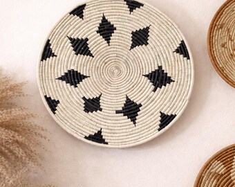 Large Patterned Woven Wall Plate