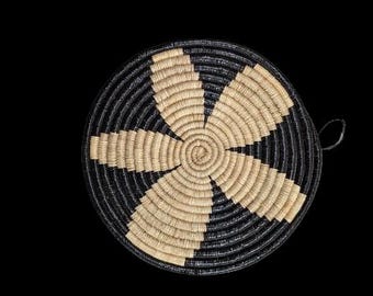 Extra Small Patterned Woven Wall Plate