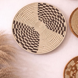 Large Patterned Woven Wall Plate