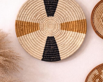 Extra Small Patterned Woven Wall Plate