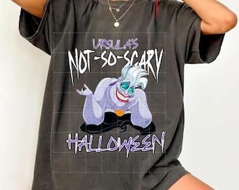 Ursula Inte Så Läskig Halloween PNG | Disney Skurk Sublimering (Digital Nedladdning)