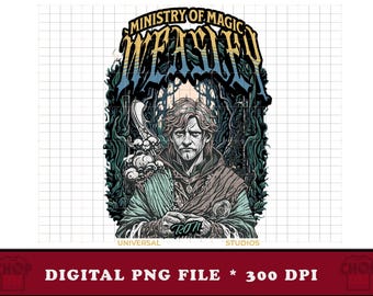 Ministry of Magic PNG | Ron Weasley Digital Art | Instant Download