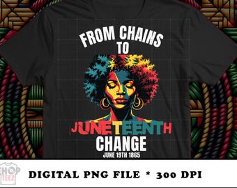 Juneteenth PNG | Black Freedom Design (Digital Download)