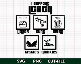 I Support LGBTQ SVG PNG, Funny Sarcastic Pride Shirt Design, Pride Support Meme, Social Justice Cricut, Pride Month Digital Download