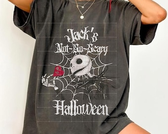 Jack's Not So Scary Halloween PNG / Design a sublimazione spettrale (download digitale)